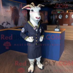 Maskottchenkostüm Navy Goat...