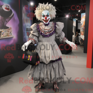 Grijze boze clown...