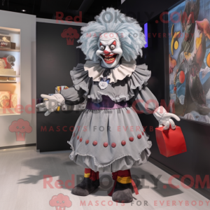 Grijze boze clown...