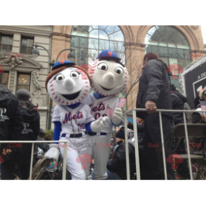 2 mascotes de beisebol - Redbrokoly.com