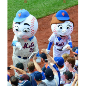 2 mascotas de béisbol - Redbrokoly.com