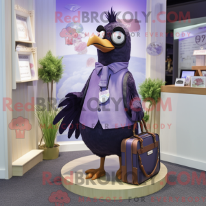 Lavender Blackbird mascot...