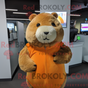 Perzik Capibara mascotte...