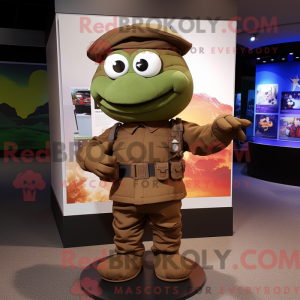Brown Soldier mascot...