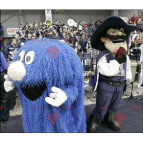 Toda la mascota del monstruo azul peludo - Redbrokoly.com