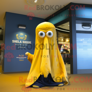 Máscara de lula Gold Squid...