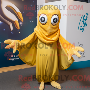 Maskottchenkostüm Gold...