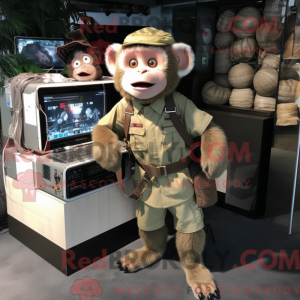Máscara de macaco Tan...