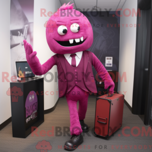 Postava maskota Magenta...