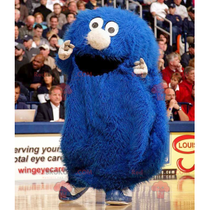 All hairy blue monster mascot - Redbrokoly.com