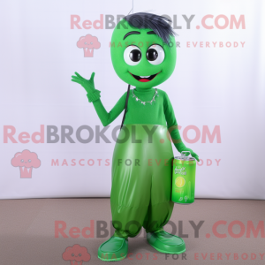 Green Soda Can maskot...