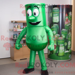 Green Soda Can...