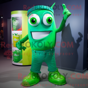 Green Soda Can...