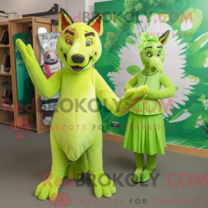 Costume mascotte de Dingo...