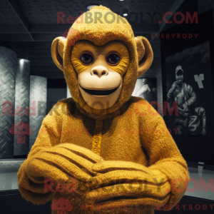 Gold Monkey maskot...