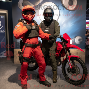Disfraz de mascota Red Navy...