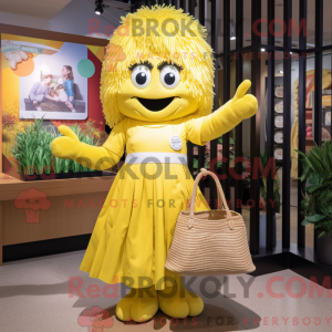 Gul Pho maskot kostume...