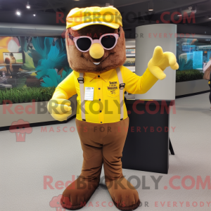 Yellow Bbq Ribs mascot...