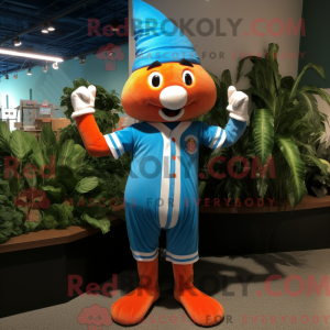 Cyan Carrot Maskottchen...