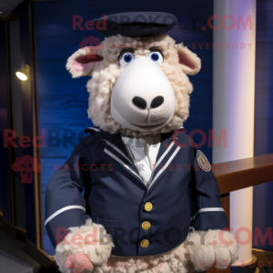 Máscara Navy Merino Sau com...