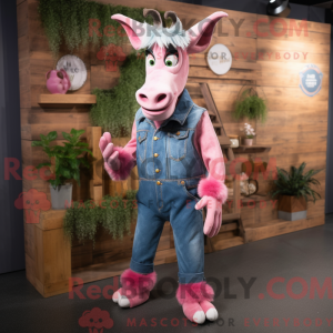 Rosa geitmaskotkostyme...