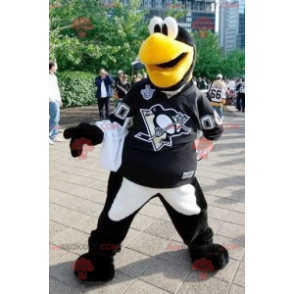 Black and white penguin bird mascot - Redbrokoly.com