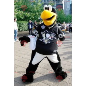 Zwart-witte pinguïnvogel mascotte - Redbrokoly.com