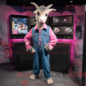 Maskottchenkostüm Rosa...