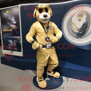 Máscara Gold Navy Seal com...