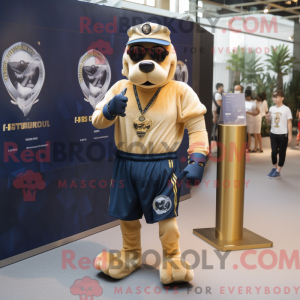 Máscara Gold Navy Seal com...
