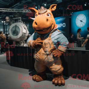 Rust Rhinoceros mascot...