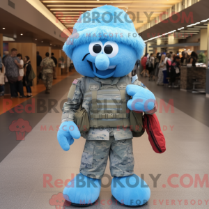Disfraz de mascota soldado...