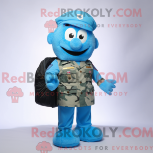 Sky Blue American Soldier...