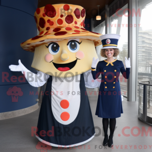 Postava maskota Navy Pizza...