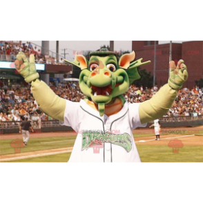 Big green dragon mascot - Redbrokoly.com