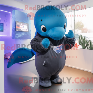 Black Blue Whale...
