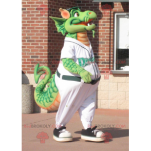 Big green dragon mascot - Redbrokoly.com