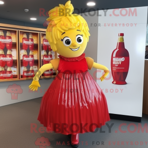 Red Bottle Of Mustard...