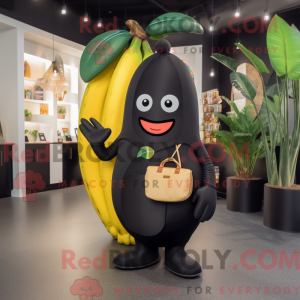 Black Baa-mascottekostuum...
