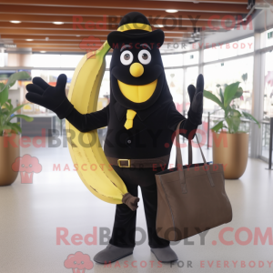 Black Baa-mascottekostuum...