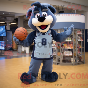 Navy Basketball Ball maskot...