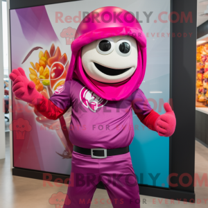 Magenta Pad Thai mascot...