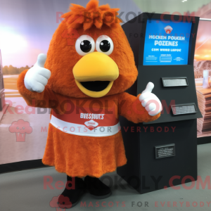 Disfraz de mascota de pollo...