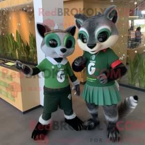 Forest Green Civet maskot...