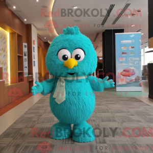 Turkis Men maskot kostume...