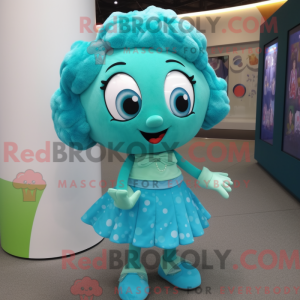 Turkis Men maskot kostume...