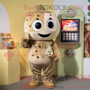 Tan Pepper mascottekostuum...