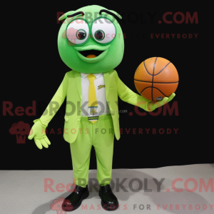 Lime Green Basketball Ball...