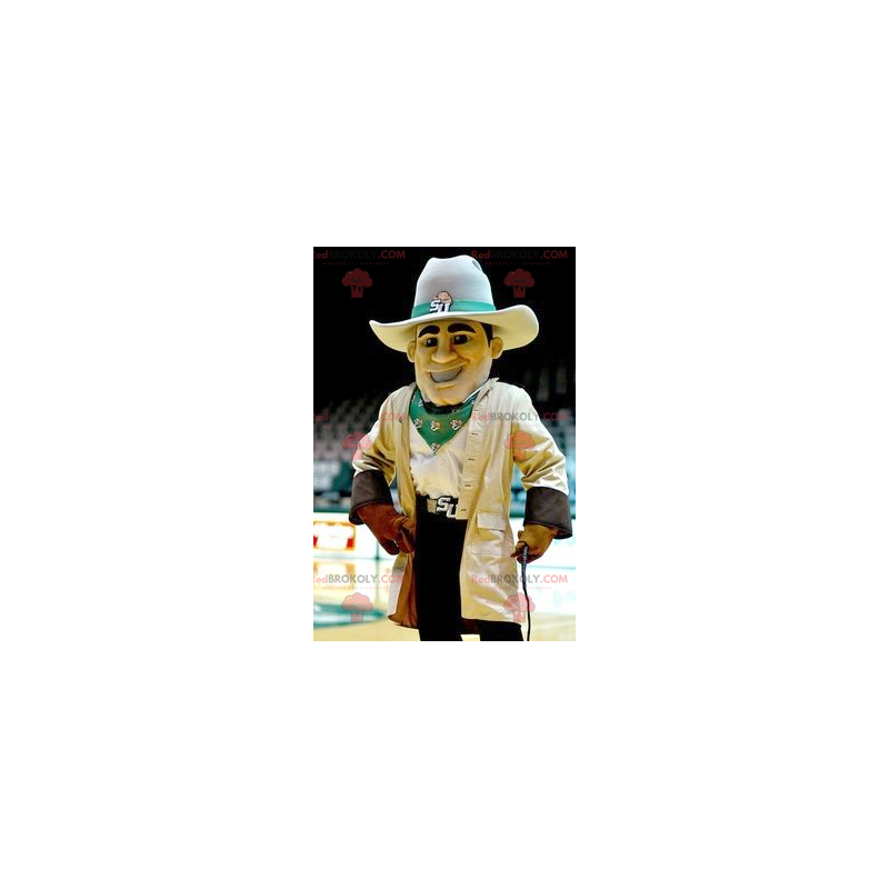 Mascote cowboy do Velho Oeste - Redbrokoly.com