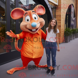 Orange Ratatouille mascot...